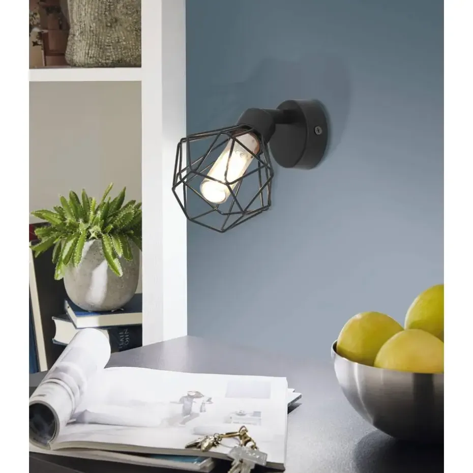 EDI light Zapata 1 Opbouwspot - 1 lichts - G9 - Glas - Amber