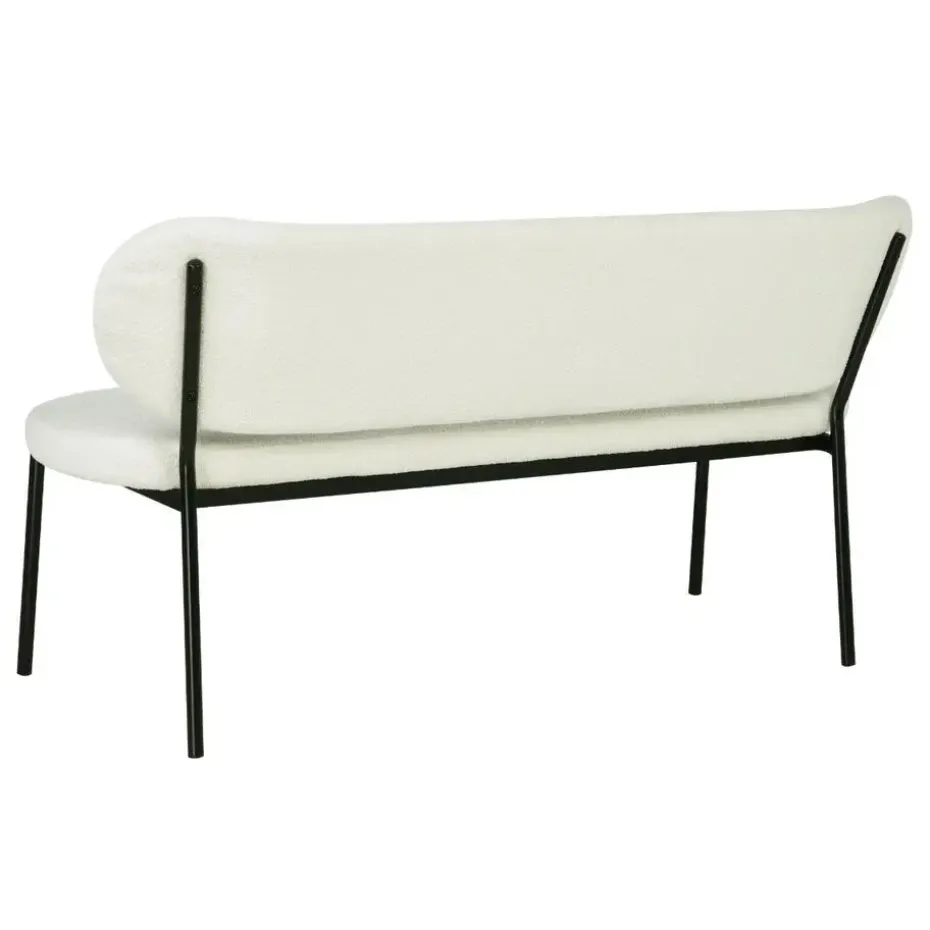 Eetkamerbank Beige Stof - Diepte 63cm - Zitbreedte 160cm - Maddie