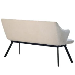Eetkamerbank Rechthoek - Beige Stof - 160x60x88cm - Taylor