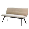 Eetkamerbank Rechthoek - Beige Stof - 160x60x88cm - Harper
