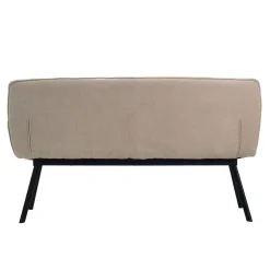 Eetkamerbank Rechthoek - Beige Stof - 160x60x88cm - Harper