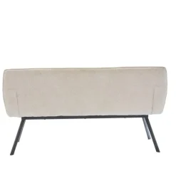 Eetkamerbank Rechthoek - Beige Stof - 160x60x88cm - Harper