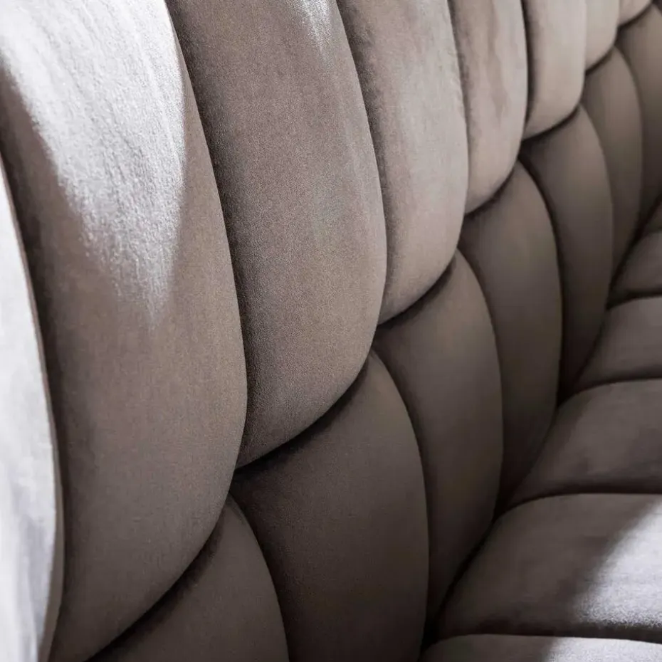 Eetkamerbank Rilla 180cm velours - antraciet