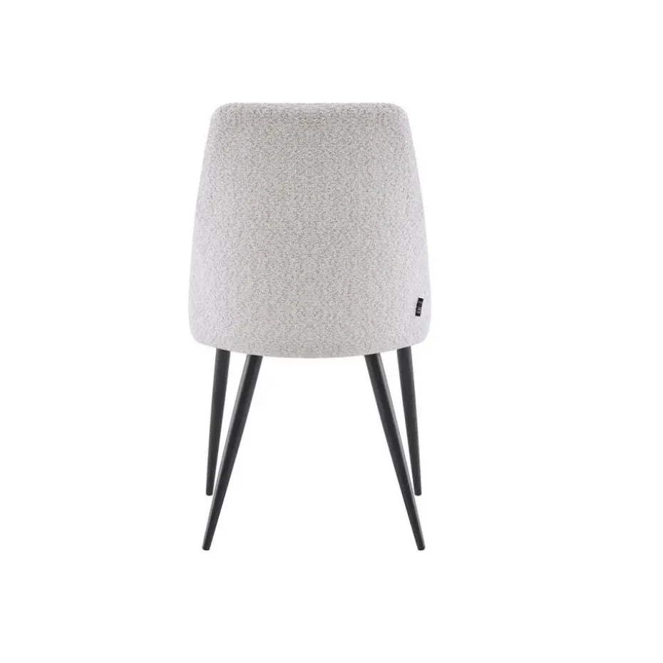 Eetkamerstoel Oscar Beige Boucle Set van 2