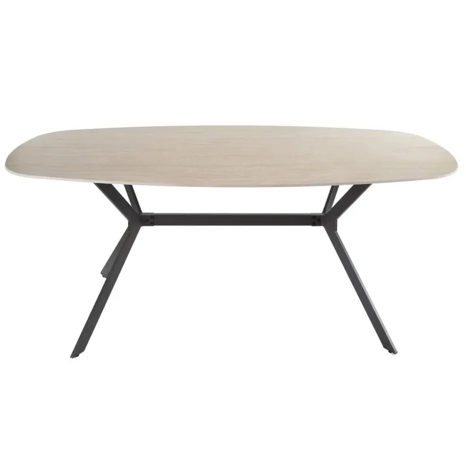 Eetkamertafel Keramiek - 180x90x76cm - Deens Ovaal - Ceramic