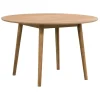 Eetkamertafel Ulfborg - eikenkleur - Ø120x75 cm