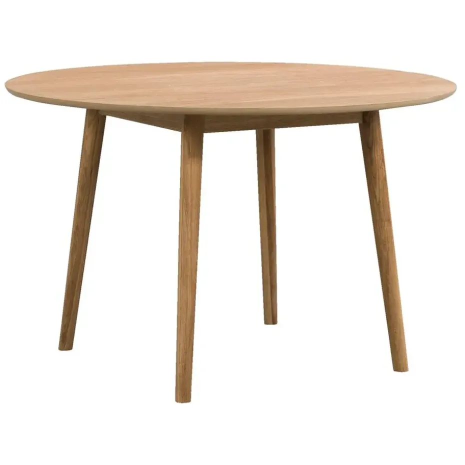 Eetkamertafel Ulfborg - eikenkleur - Ø120x75 cm