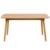 Eetkamertafel Ulfborg - eikenkleur - 80x150x75,5 cm