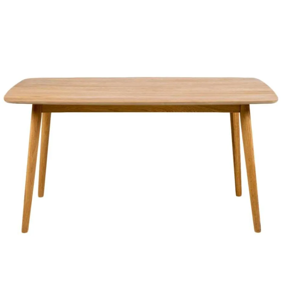 Eetkamertafel Ulfborg - eikenkleur - 80x150x75,5 cm