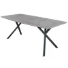Eettafel Betonlook - 190x90x76cm