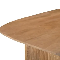 Eettafel Deens Ovaal - Naturel Mangohout - 240x100x76cm - Juro