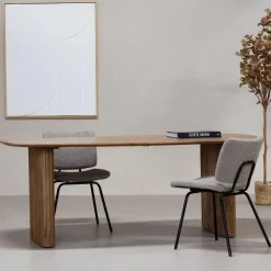 Eettafel Deens Ovaal - Naturel Mangohout - 240x100x76cm - Juro