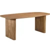 Eettafel Deens Ovaal - Naturel Mangohout - 200x100x76cm - Juro
