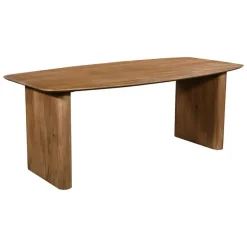Eettafel Deens Ovaal - Naturel Mangohout - 200x100x75cm - Dai