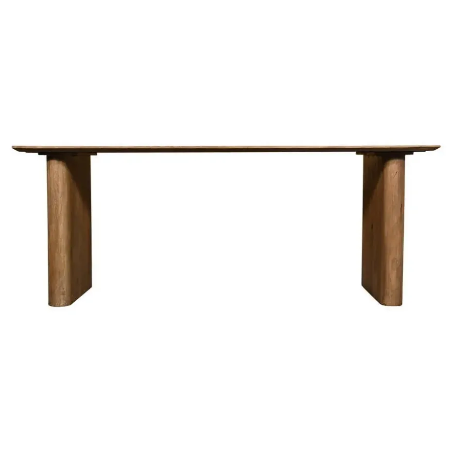 Eettafel Deens Ovaal - Naturel Mangohout - 200x100x75cm - Dai