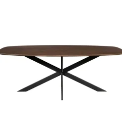 Eettafel Deens Ovaal Bruin Hout - 240x110x76cm - Ferris
