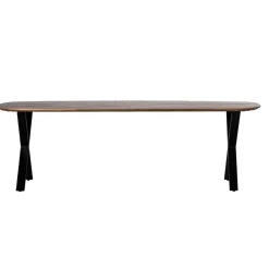 Eettafel Deens Ovaal 200cm - Bruin - Mangohout - Tafel Gordon