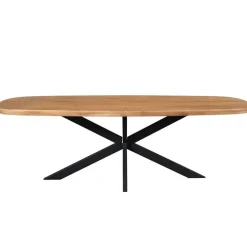 Eettafel Deens Ovaal Naturel Hout - 280x120x76cm - Madison