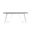 Eettafel Eiken Hout Wit - 180x90x75cm - Marina