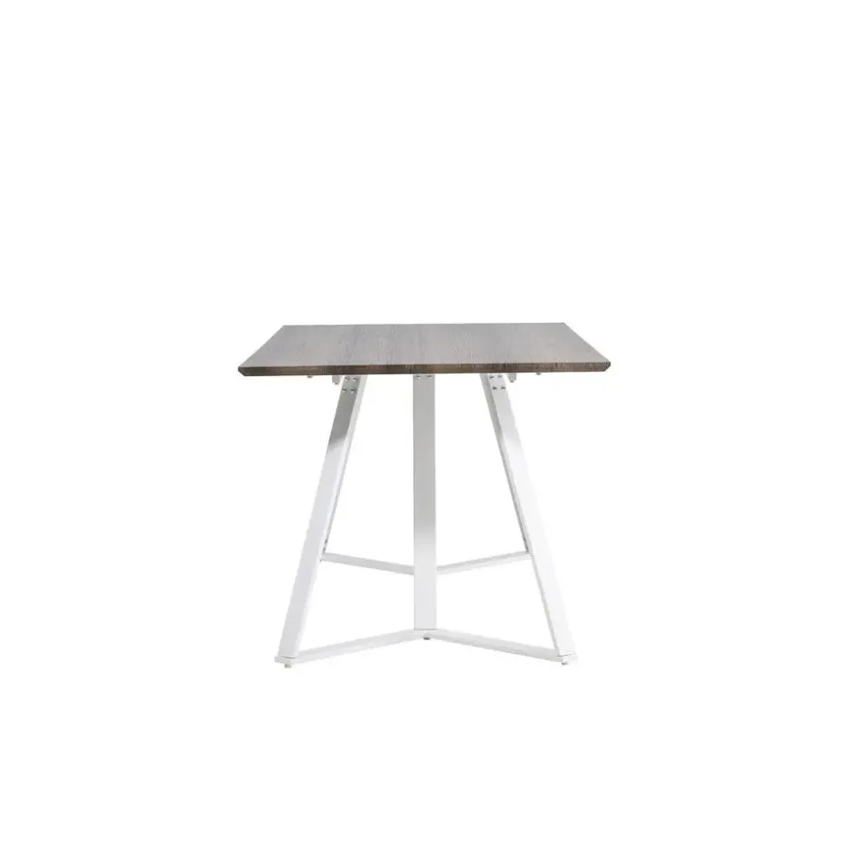 Eettafel Eiken Hout Wit - 180x90x75cm - Marina