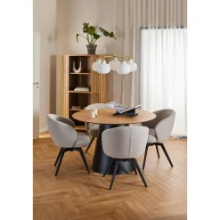 Eettafel Eiken Naturel - Rond 120x120x75cm - Skagen