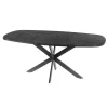 Eettafel Grijs Staal - 215x105x77cm - Metallic