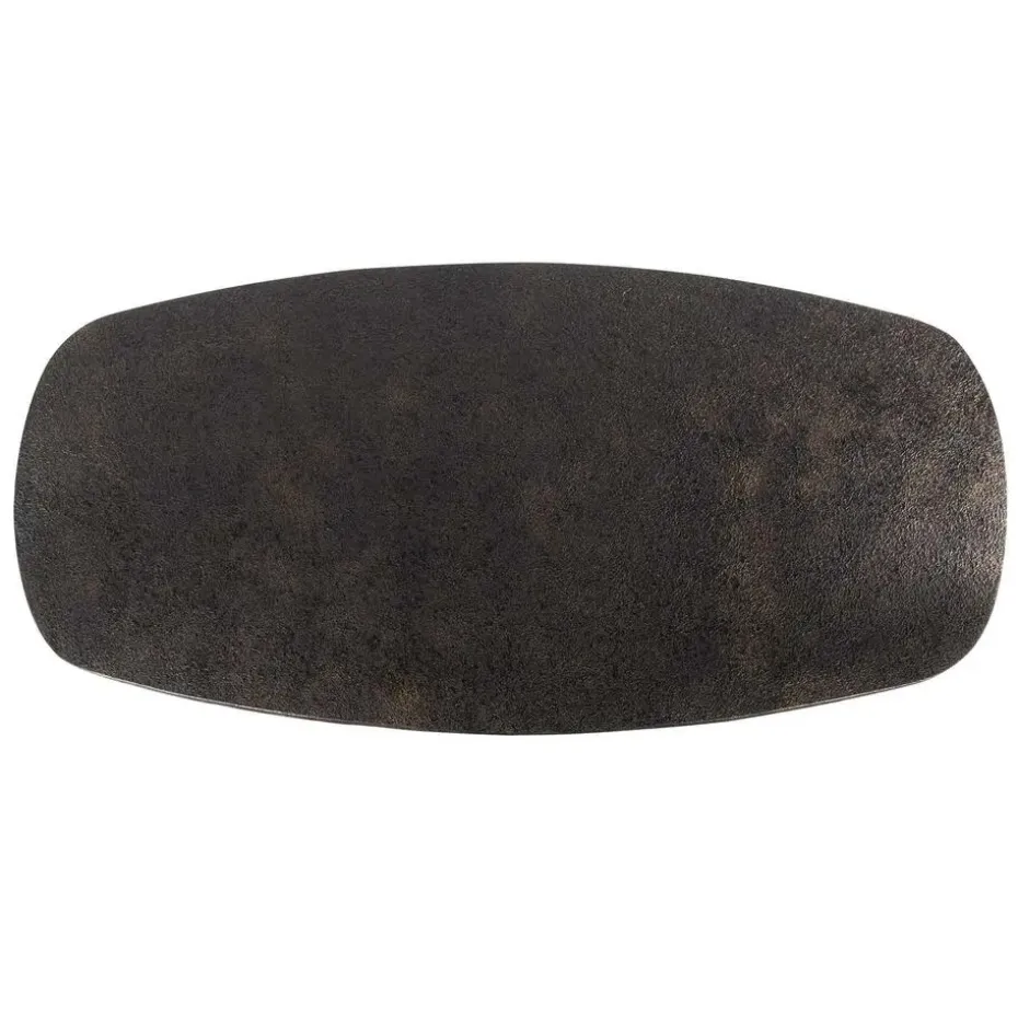 Eettafel Grijs Staal - 215x105x77cm - Metallic