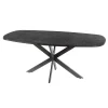 Eettafel Grijs Staal - 180x90x77cm - Metallic