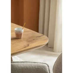 Eettafel Mandy - mangohout - 75x200x94cm