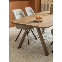 Eettafel Mandy - mangohout - 75x200x94cm