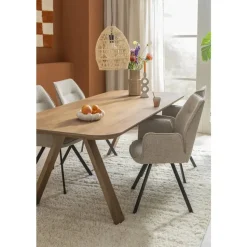 Eettafel Mandy - mangohout - 75x220x94cm