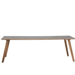 Eettafel Naturel - 240x90x76cm - Mangohout - Tafel Oslo