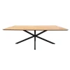 Eettafel Naturel Eiken - 160x90x75cm - Spinpoot - Cesura