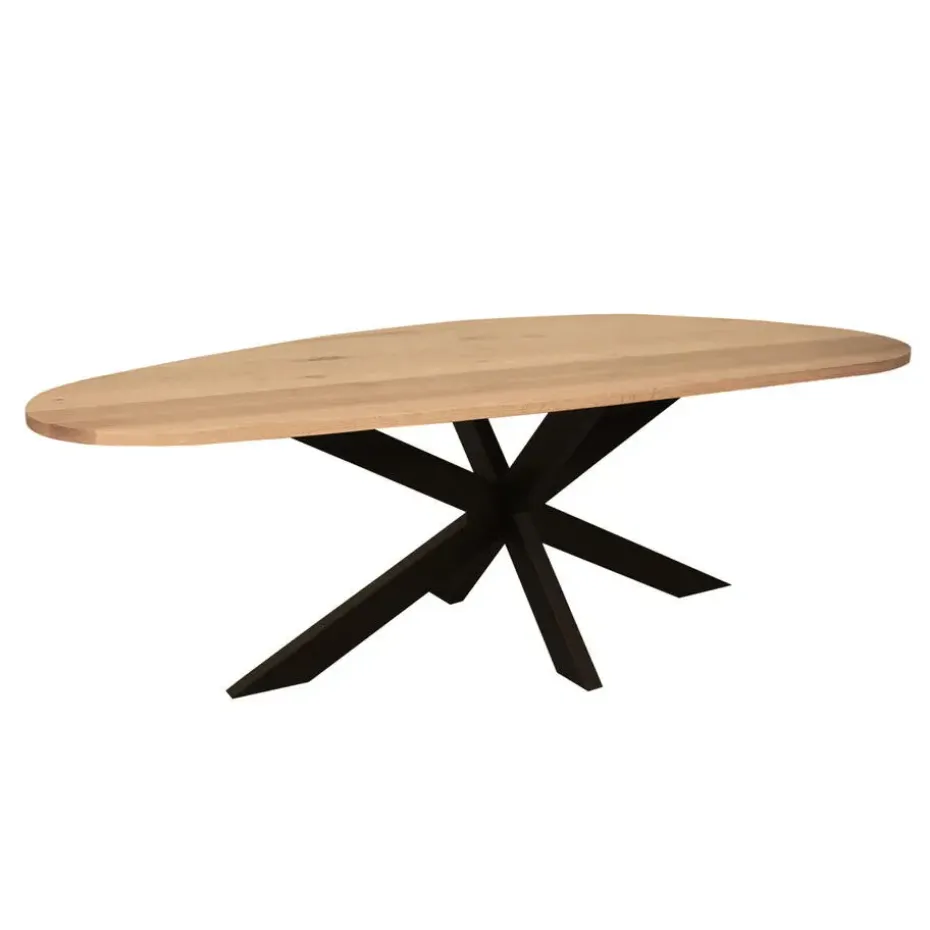 Eettafel Naturel Eikenhout - 280x130x76cm - Cloud