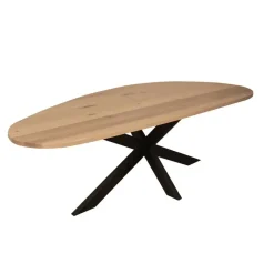 Eettafel Naturel Eikenhout - 280x130x76cm - Cloud