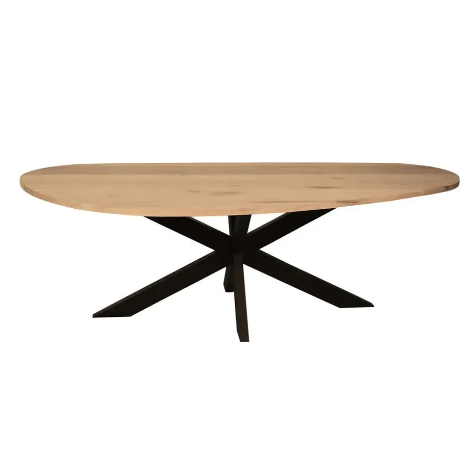 Eettafel Naturel Eikenhout - 280x130x76cm - Cloud