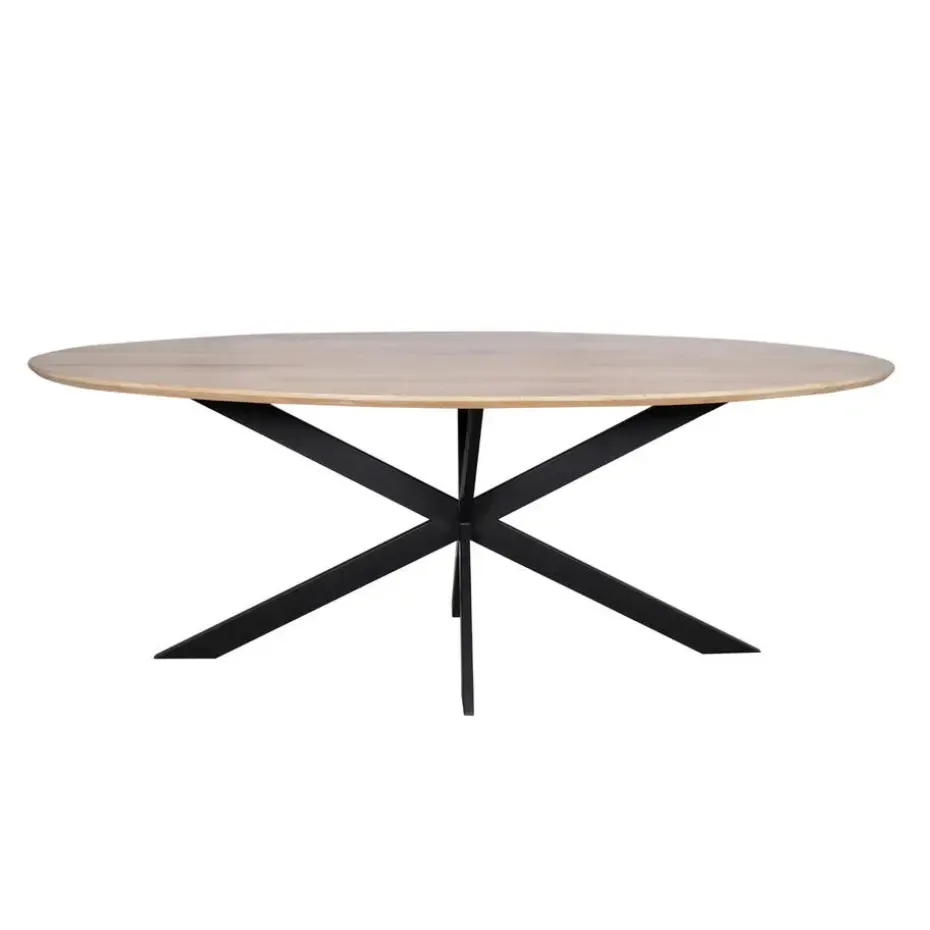 Eettafel Naturel Hout - 240x110x76cm - Ferris
