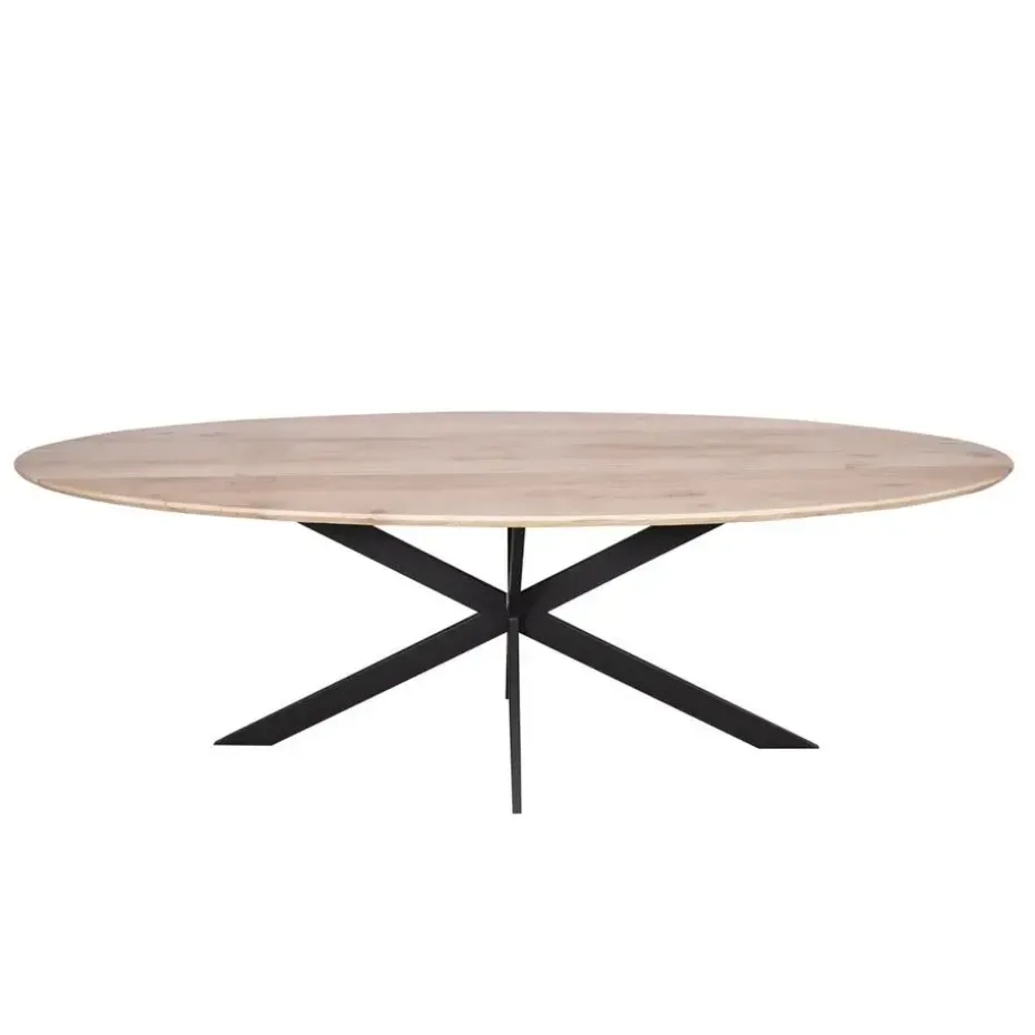 Eettafel Naturel Hout - 240x110x76cm - Ferris