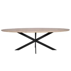 Eettafel Naturel Hout - 240x110x76cm - Ferris