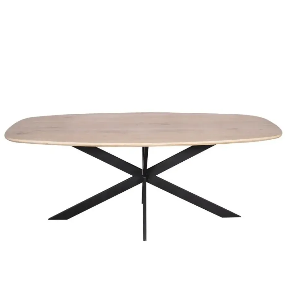 Eettafel Naturel Hout - 200x100x76cm - Ferris