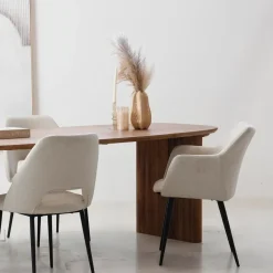 Eettafel Naturel Mangohout - 4-6 Personen - 180x90x76cm - Aya