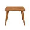 Eettafel Naturel Mangohout - 90x90x76cm - Omaha