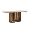 Eettafel Naturel Mangohout - 200x110x76cm - 4-6 Personen - Ferran