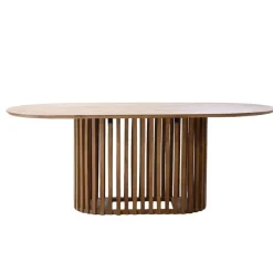 Eettafel Naturel Mangohout - 200x110x76cm - 4-6 Personen - Ferran