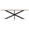Eettafel Ovaal 160cm - Naturel - Mangohout - Tafel Diamond