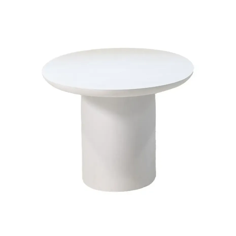 Eettafel Ovaal 200cm - Wit Betonlook - Myrna