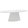 Eettafel Ovaal 300cm - Wit Eco Composiet - Acryl Coating - Cleo