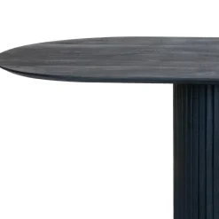 Eettafel Ovaal 300cm - Zwart - Hout - Eettafel Ava