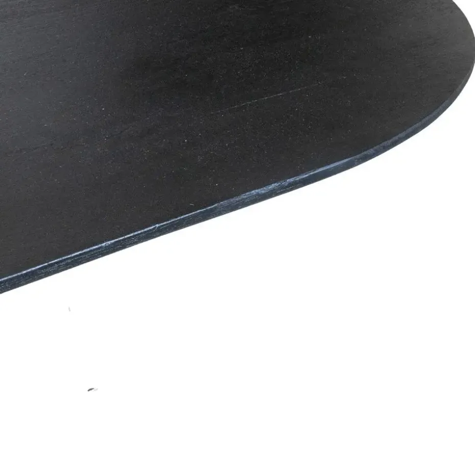 Eettafel Ovaal 300cm - Zwart - Hout - Eettafel Ava