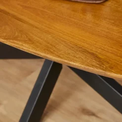 Eettafel Ovaal Naturel Mangohout - 210x100x76cm - Brandy
